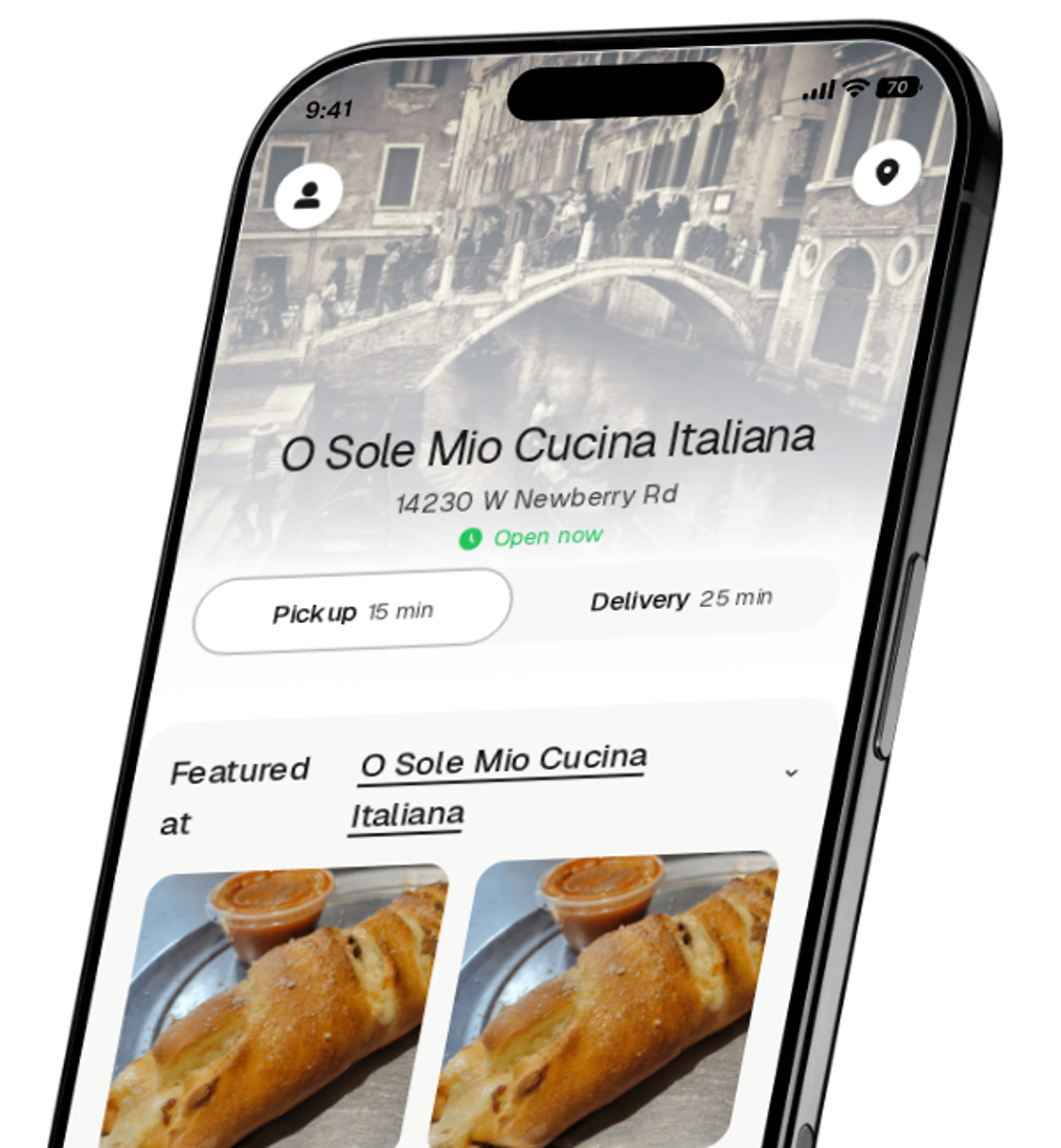 O Sole Mio Cucina Italiana app preview