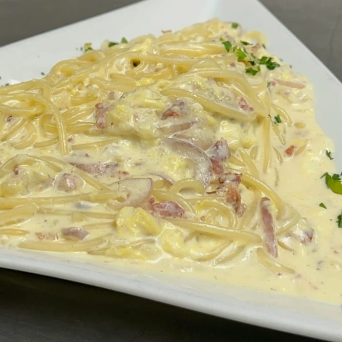 Spaghetti Carbonara.