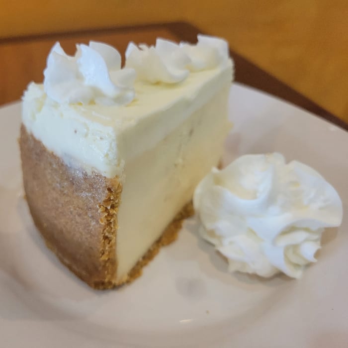 Homemade NY Cheesecake.