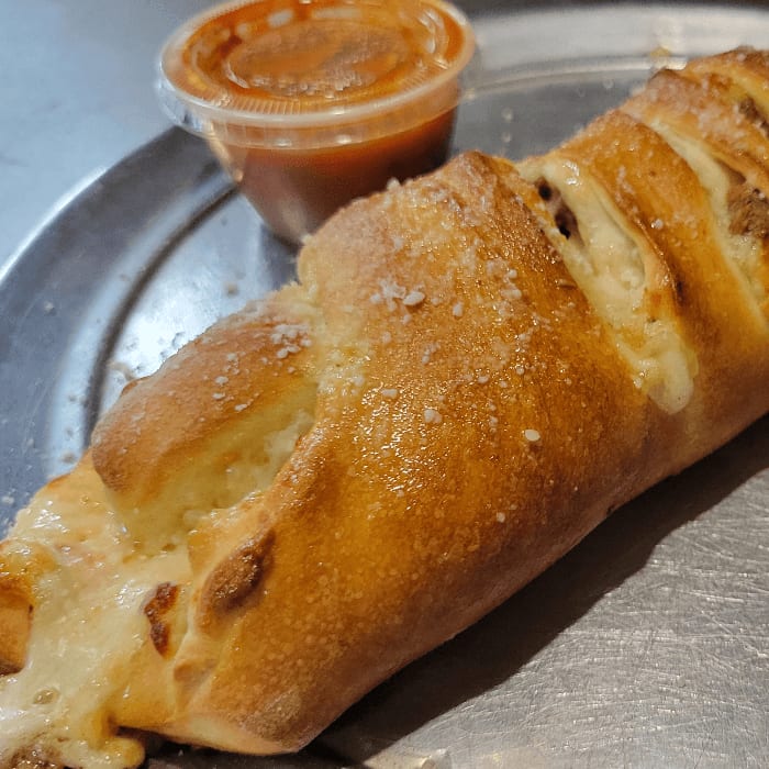 Steak & Cheese Stromboli.