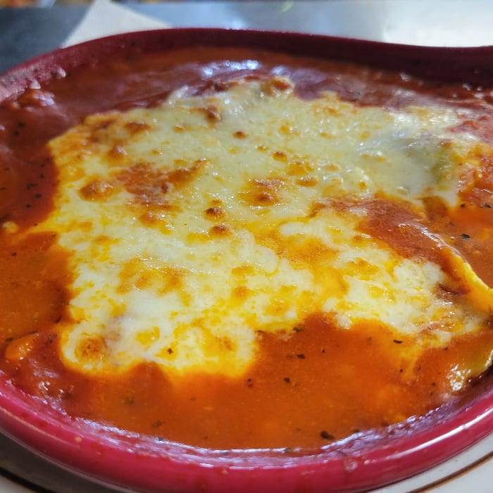 Cheese Ravioli Al Forno.