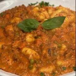 Gnocchi Alla Bolognese Rose.